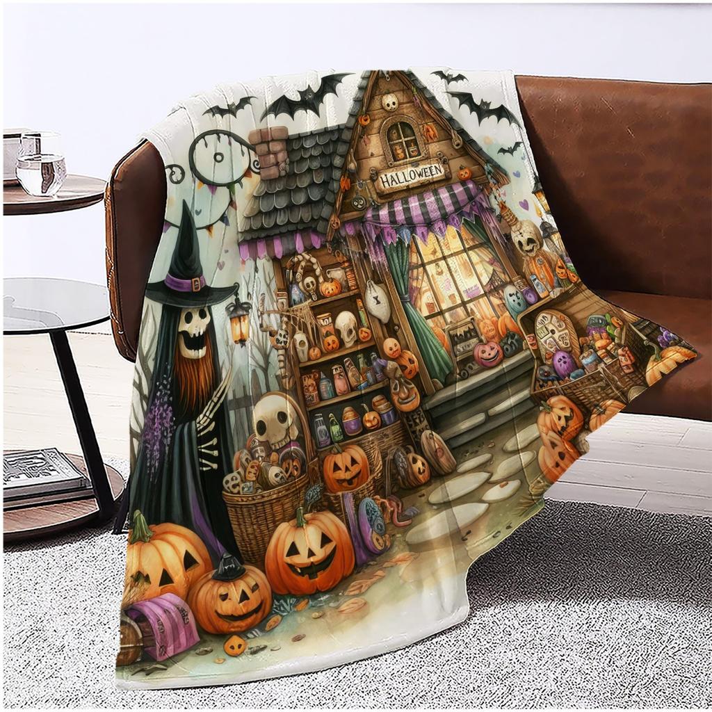 Halloween Print Blanket