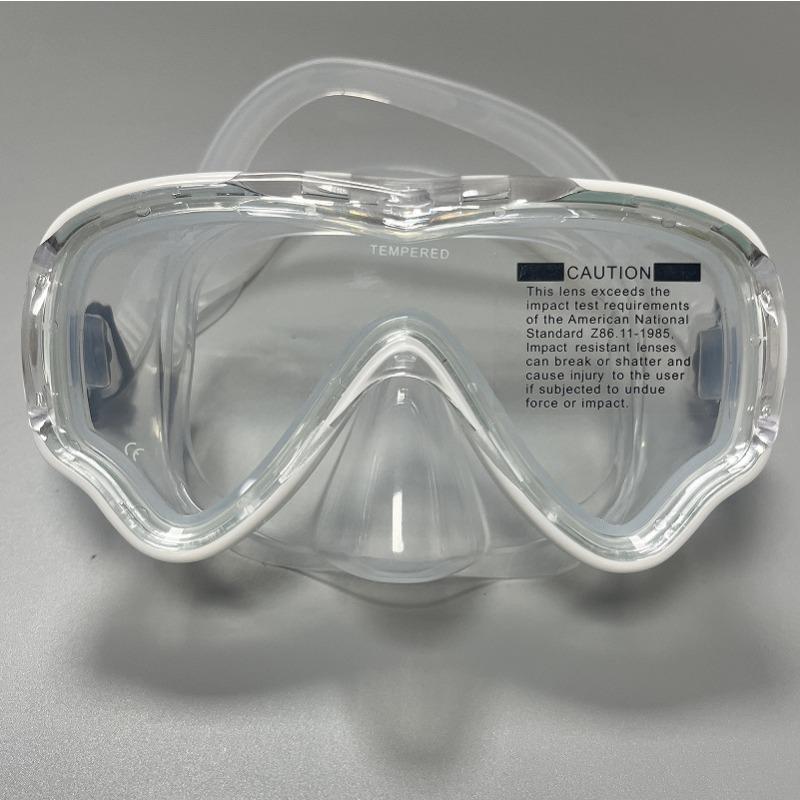 Scuba Diving Mask Snorkel Set Tempered Glass Professional Panoramic Snorkeling Gear Swimming Training Snorkel Kit Adults Youth