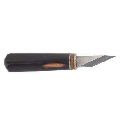 Leder Schneiden Messer DIY Leder Werkzeug Holzgriff Spitz Schäl Messer Professionelle Leder