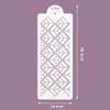 Cake Lace Spray Pattern, DIY Baking Edge, Sugar Powder Screening Tool, Hollow Graffiti, Printing Template, Baking Tool