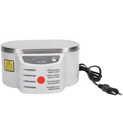 Rrofessional Dentures Ultrasonic Cleaning Machine Mini Household Eyeglasses Jewelry CleanerEU Plug 220V