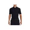 Under Armour Curry Seamless Solid Short Sleeve Polo Shirt Men tops Black 1370094-001