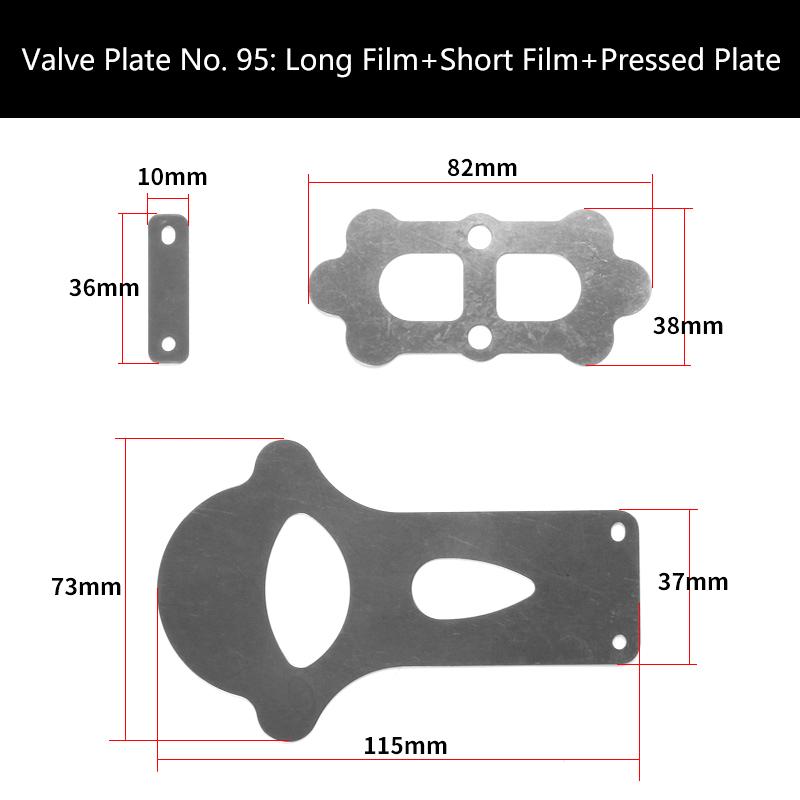 Silent Oil Free Air Compressor Pump Head Valve Plates Belt Piston Machine Cast Steel Air Compressor Valve Plate Fitting Set