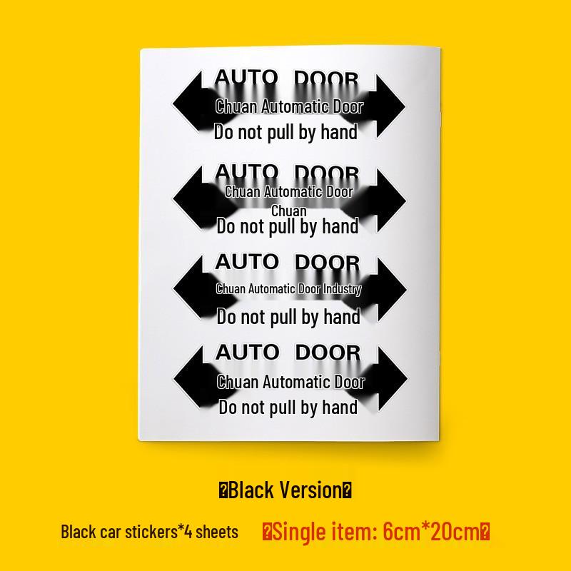 Honda Odyssey Automatic Door Warning Stickers - GL8 Elysion Electric Door Decoratives