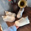 Foam Bottom Shell Head Little White Shoes Summer New Mesh Breathable Board Shoes Thick Sole Heightening Shoes Casual Women's Shoes