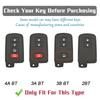 2/3/4 Buttons Anti-Scratch TPU Key Fob Cover for Toyota Camry RAV4 2012-2018 Key Holder Fit For Auris Hybrid Avalon Yaris Verso