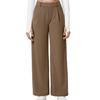 Women's High Waist Pleated Wide Leg Trousers