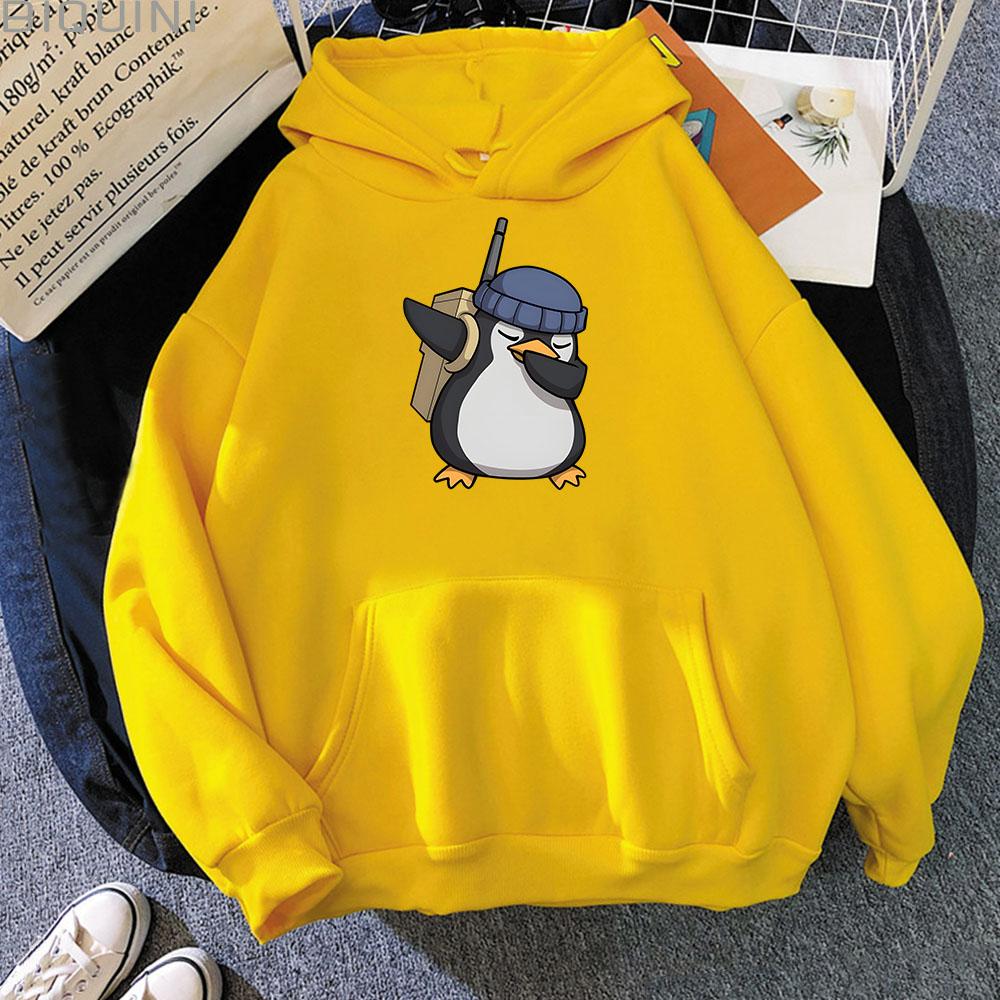 

Valorant Аниме Высококачественные толстовки с капюшоном Унисекс WoUnisex Милый пингвин Мультфильм Принт Карман Длинный рукав Спортивная одежда Смешная повседневная одежда 4XL