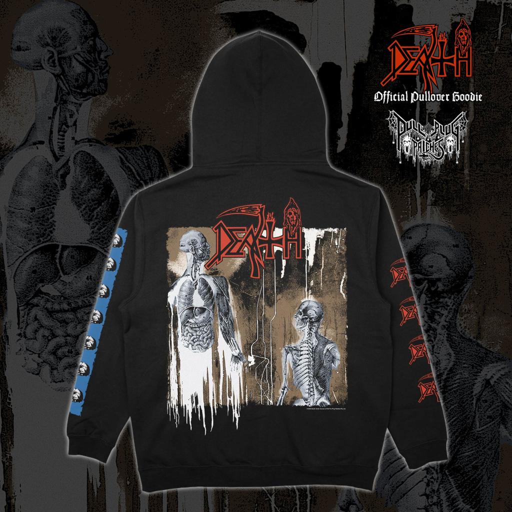 Death Human Hoodie Pullover Men Women Oversized American Death Metal Band Sweatshirt Streetwear Y2k Fleece Female Male Clothing