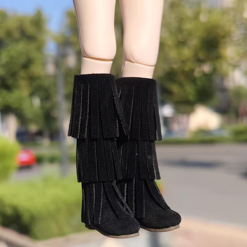 

Doll Boots 1/6 Scale Trend Versatile 29Mm*10Mm Mid Top Boots Fit Azone Ob22/24 Momoko Pp Fr Action Figurine Body Dolls Accessories Boots