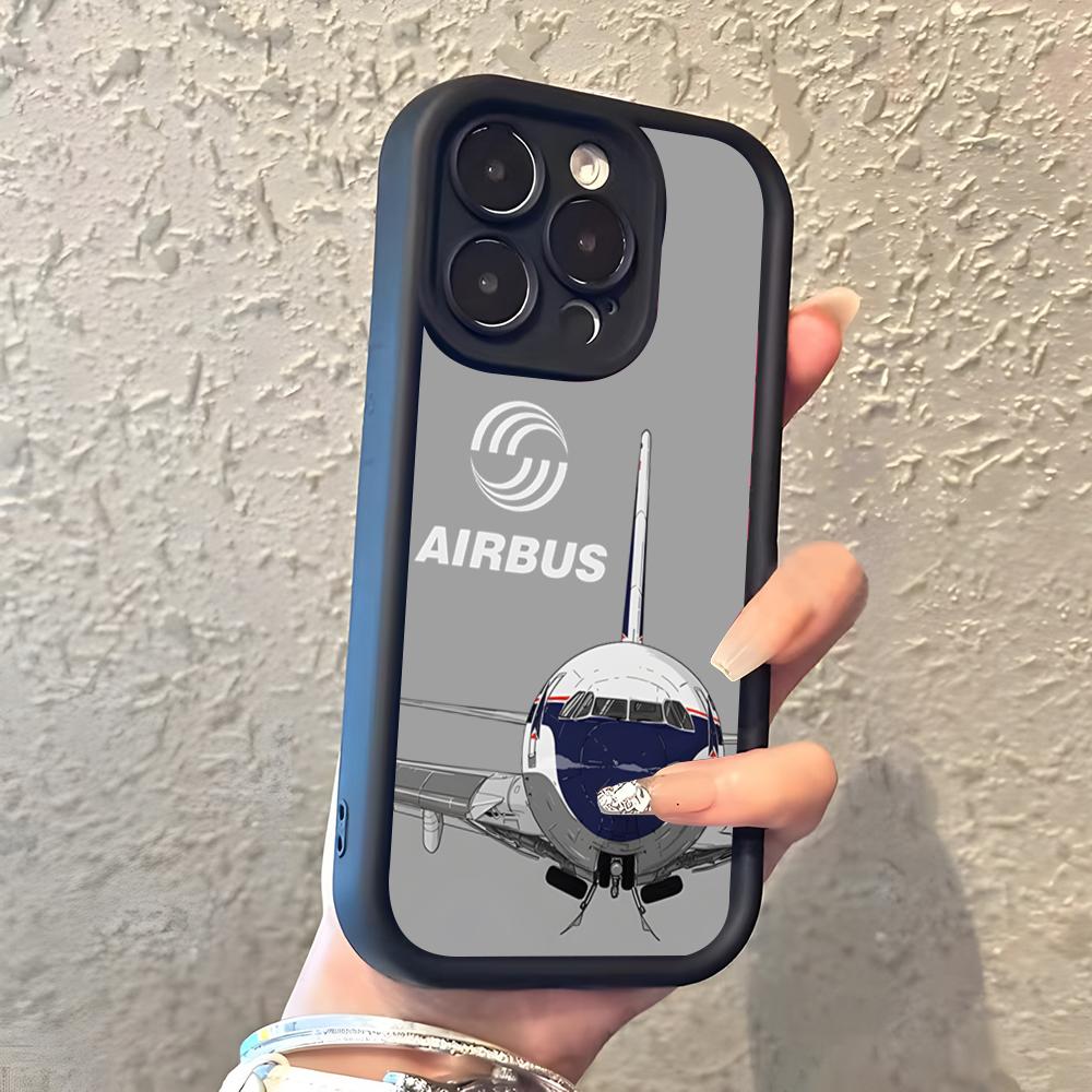 Airbus Logo Phone Case For IPhone 17 Pro Max 16 15 14 Pro Max IPhone 13 Pro Max 11 Plus Silicone Cover