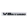 Autocollants 3D pour ailes de voiture, emblème V8 BITURBO, logo pour W463, W222, W204, W205, CLS, W218, C63S, W213, W212, accessoires