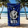 Inter Milan Beach Towel Soft Durable Quickdry Comfortable Lightweight