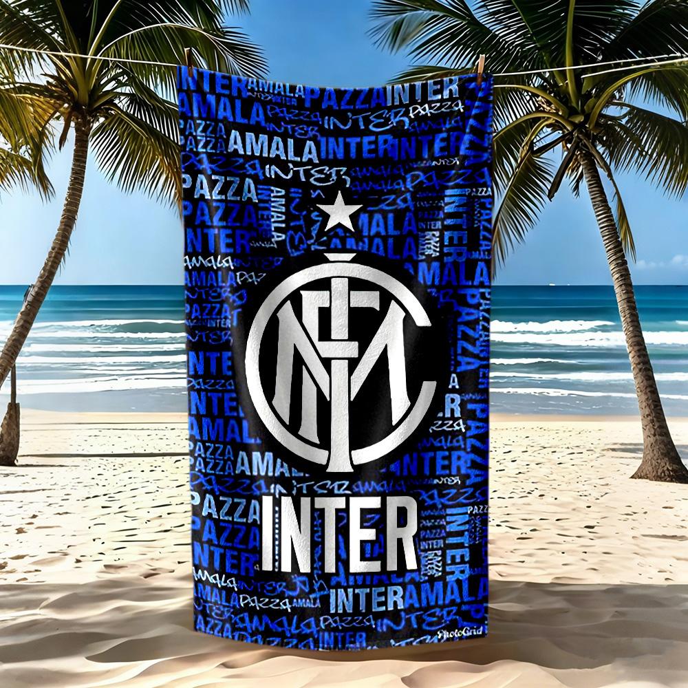 Inter Milan Beach Towel Soft Durable Quickdry Comfortable Lightweight