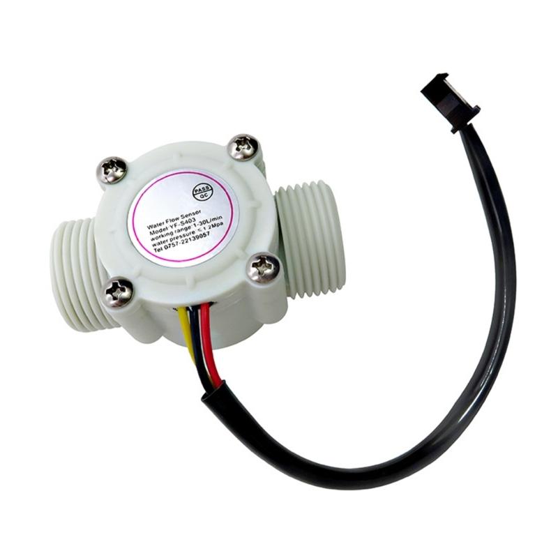 DN20 Water Flow External Thread Water Sensor Liquid Flowmeter Water Fluidmeter for Water Heater Pool