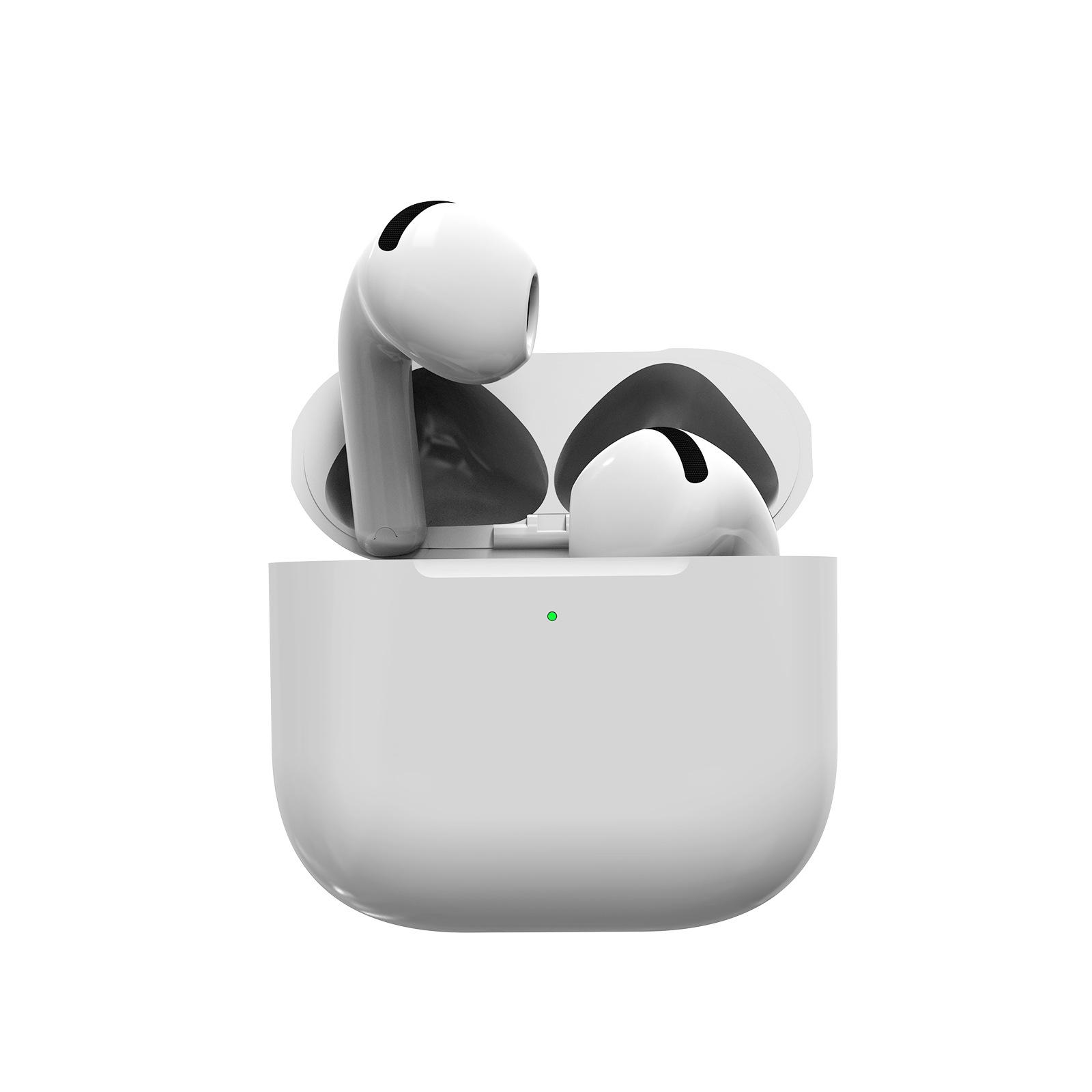 

Беспроводная Bluetooth-гарнитура, Bluetooth-гарнитура с длительным сроком службы батареи, беспроводная Bluetooth-гарнитура с функцией распознавания отпечатков пальцев bare metal + packaging белый