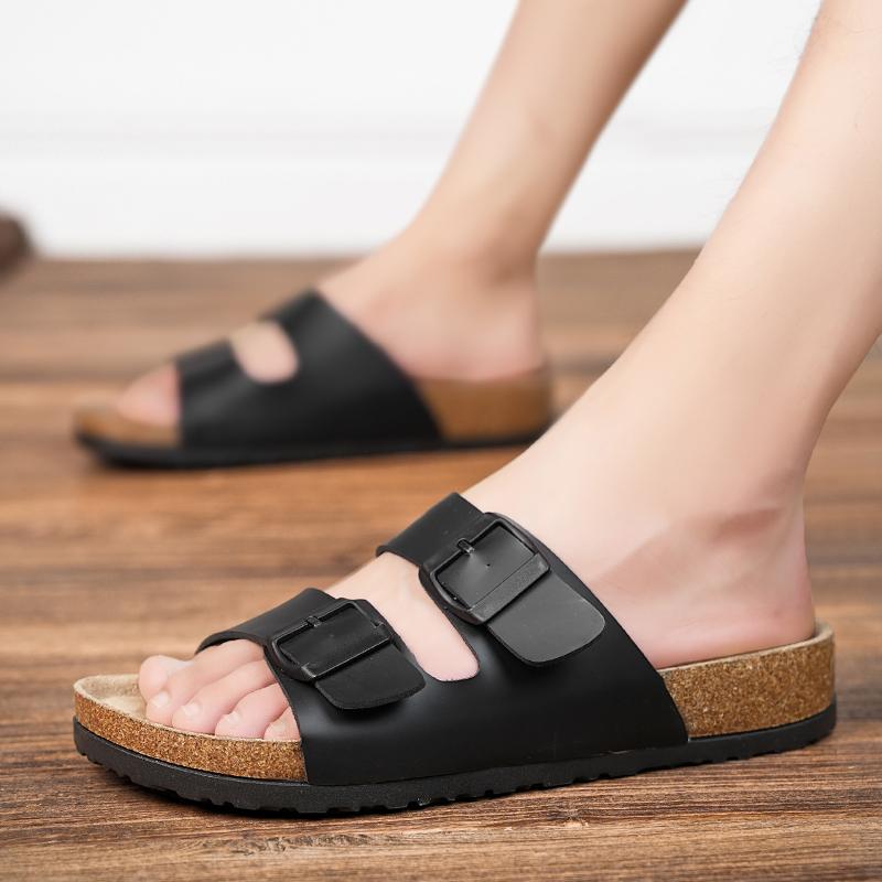 Summer Slippers Women Flip Flops Men's Thick Sole Indoor Anti-Slip Shoes Couple Slippers Women Soft Thick Platform Slides