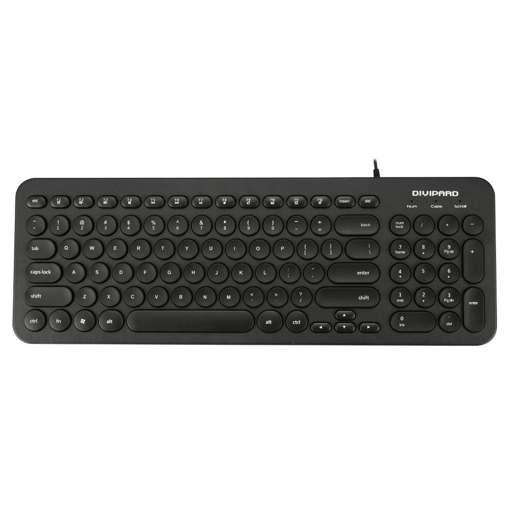 Wired Mini USB Chocolate Keyboard with Silent Keys and LOGO