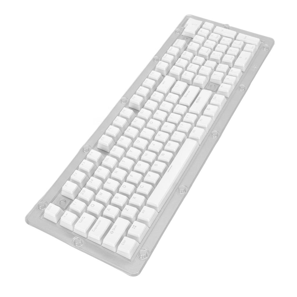 Tastenkappen 130 Tasten OEM Höhe PBT Pudding Doppelschichtig Zweifarbige Spritzguss Durchscheinend DIY Tastenkappen
