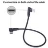 90 Degree USB 3.1 Type C to Type C Cable 40W Angled 3.1 USB Type C Male Extension Cable Supports Charging,Data