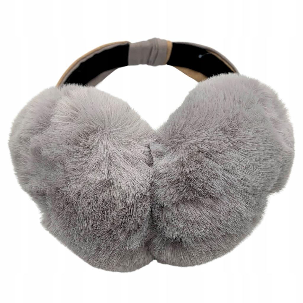 Winter Women's Earmuffs Ribbon Plush Warm Foldable Insulated