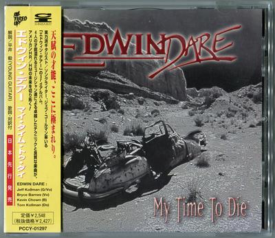 CD EDWIN DARE  My Time To Die PCCY01297 Canyon Internat 1998 Japan Rock Used