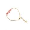 Drainage Natural Crystal Agate Gravel Semi-Precious Stone Bracelet Bracelet Irregular Stone Jewelry B79