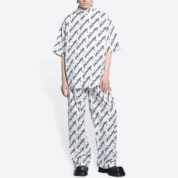 Balenciaga SS22 Shirt Regular Fit Men's White 681702TLLJ49040