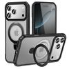 For iPhone 17 Pro Shockproof Case TPU+PC Phone Cover Compatible with MagSafe Rotating Kickstand