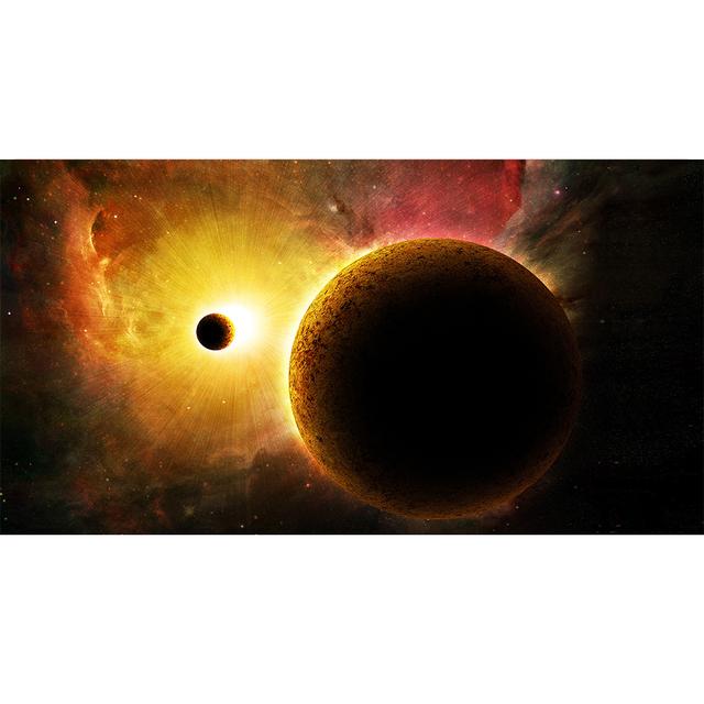 Cosmos Starry Sky Hanging Painting Space Galaxy Canvas Poster Solar System Planet Orbital Map Home Decoration Pictures for Wall