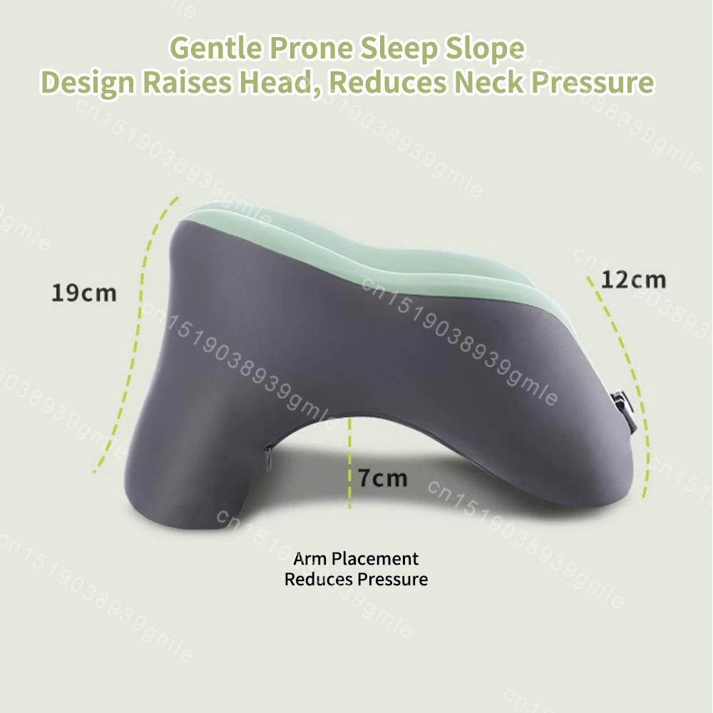 U-Shaped Memory Foam Pillow Face Cushion Ergonomic Head Neck Cervical Support Travel Office Nap Neck Guard Sleeping Pillow
