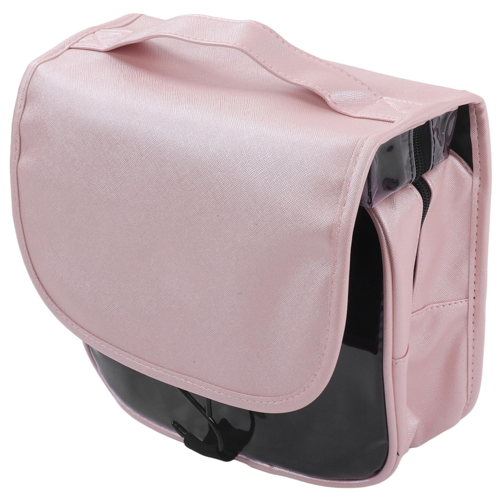 

Travel Organizer Large Capacity Safe Durable Leather Portable Handle Detachable Strap Makeup Travel Bag for Travel