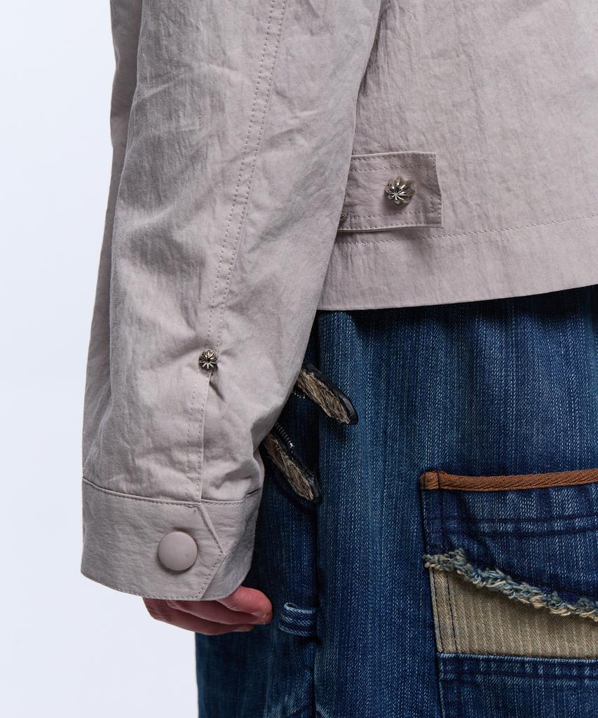 Rssc Denim Mixed Cotton Field Jacket - Gray