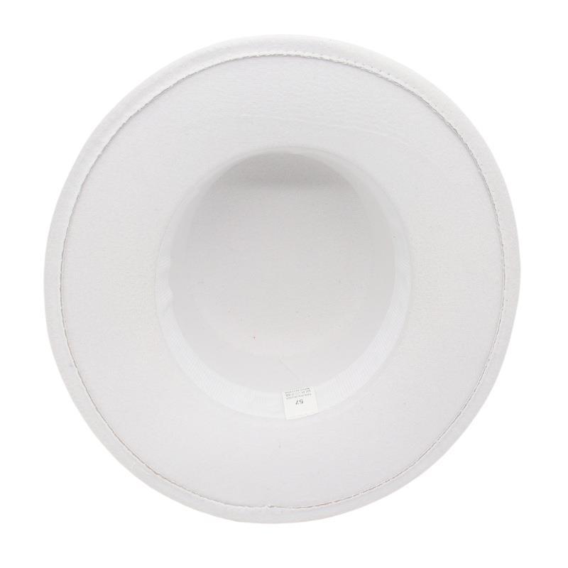 French Bare Top Hat Hepburn Style Sunshade Felt Hat Minimalist High-End Jazz Hat Temperament Women'S Woolen Hat British Style