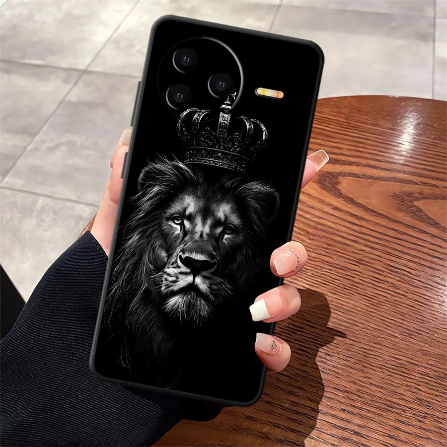 Funda Phone Cover Case for Xiaomi Redmi K40 K80 Pro 10 A3 12C A4 A1 A2 Plus A5 13C 9 14C Cool Animal Tiger Lion