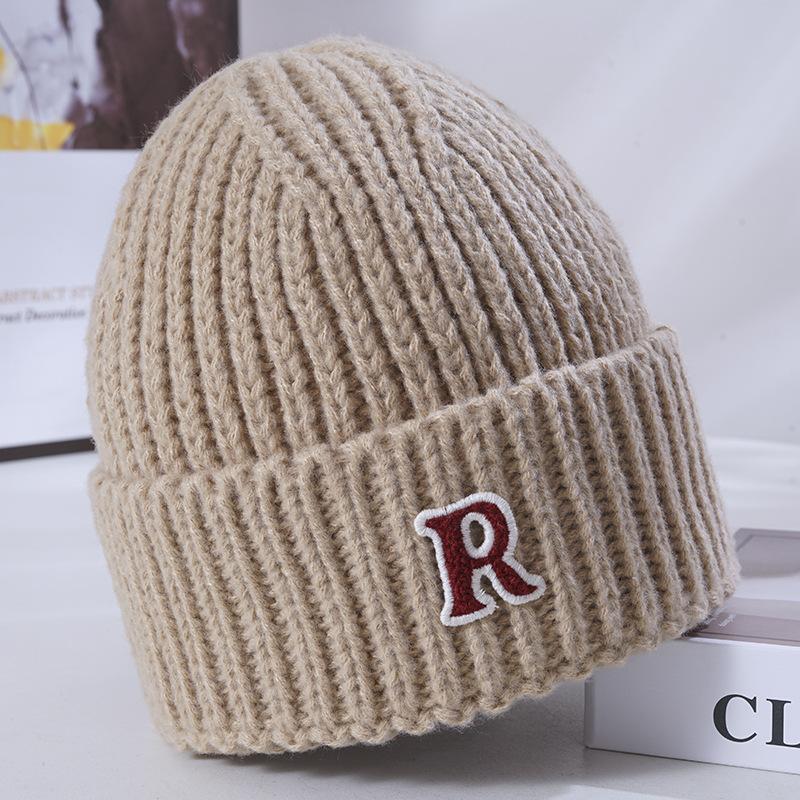 Women's Winter Warm Knitted Hat Korean Style Versatile Big Head Circumference Face Small Wool Hat Windproof Ear Head Hat
