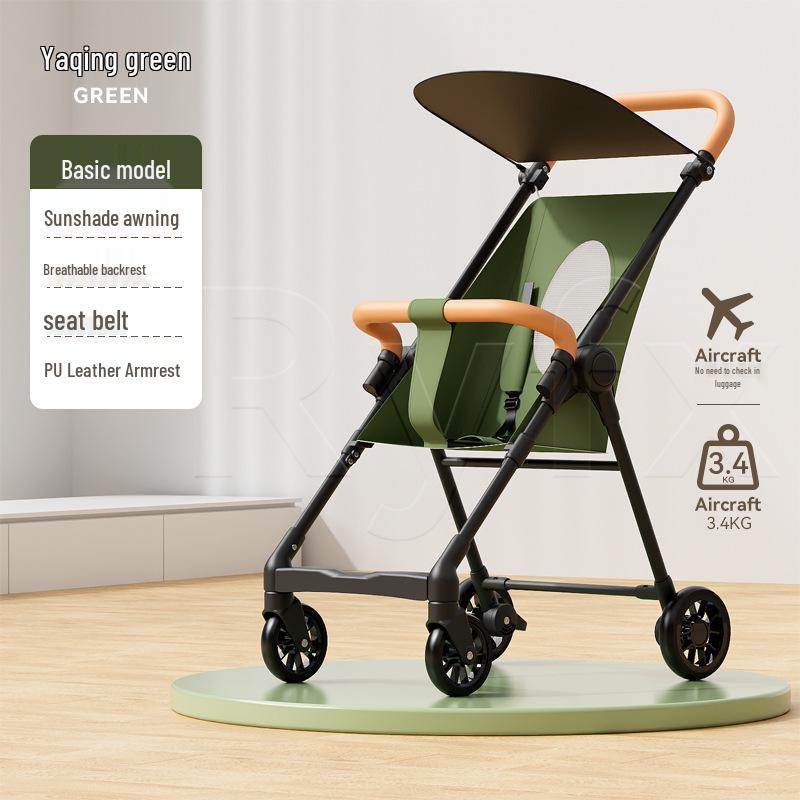 Compact Folding Baby Stroller: Lightweight, Travel-Friendly & Airline Approved