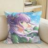 LoveLive KKozue Otomune Square Sofa Pillow Cover Solid Color Living Room Home Decor Cushion Case