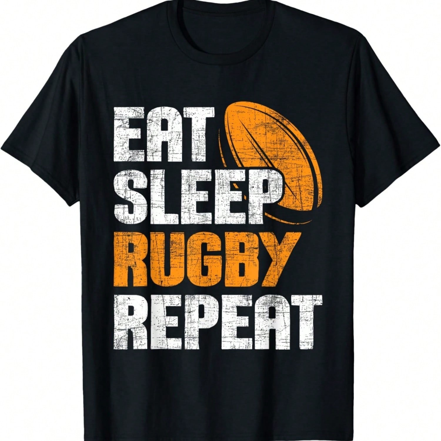 Eat Sleep Rugby Repeat - Rugby Player Sports Lover T-Shirt S