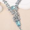High-End European & American Retro Leopard Zircon Necklace: Trendy Daily Wear Jewelry