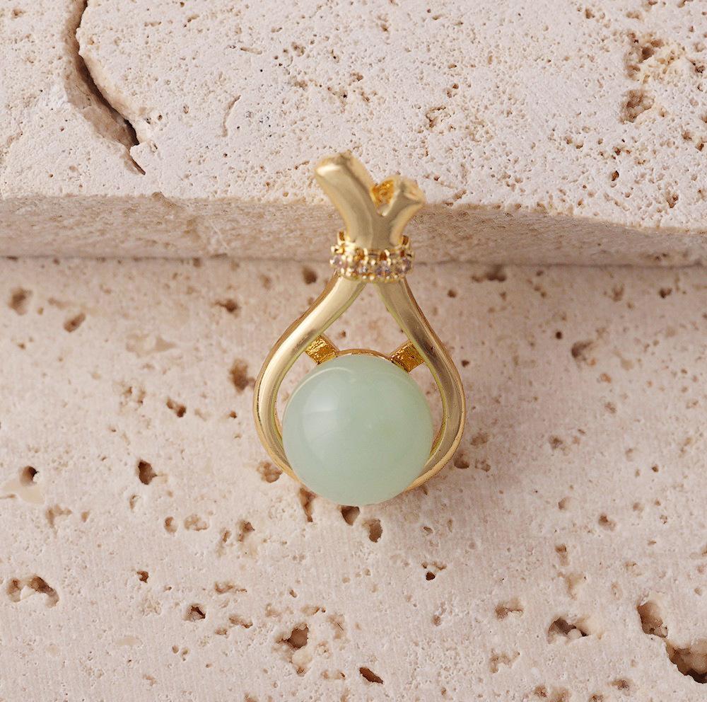 2026 Ретро Геометрический Жемчужный Подвеска Ожерелье на Ключицу