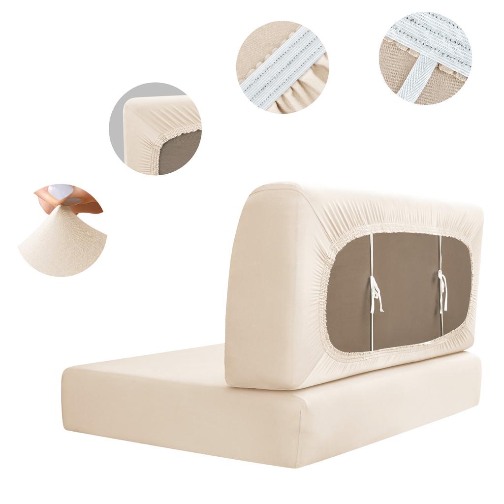 Waterproof Milk Silk Elastic RV Special Sofa Seat Cushion Cover Thickened Wear-resistant Non-slip Cover Cover Easy To Disassemble and Wash