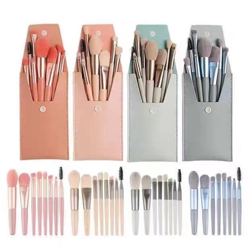 8Pcs Make-Up Pinsel Set Make-Up Concealer Pinsel Erröten Lose Pulver Pinsel Lidschatten Highlighter Foundation Pinsel Schönheit Werkzeuge