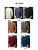 Winter Men's Wool Blend Jacquard Sweater: Thickened Long Sleeve, Half-High Collar, Fashion Casual for All Ages