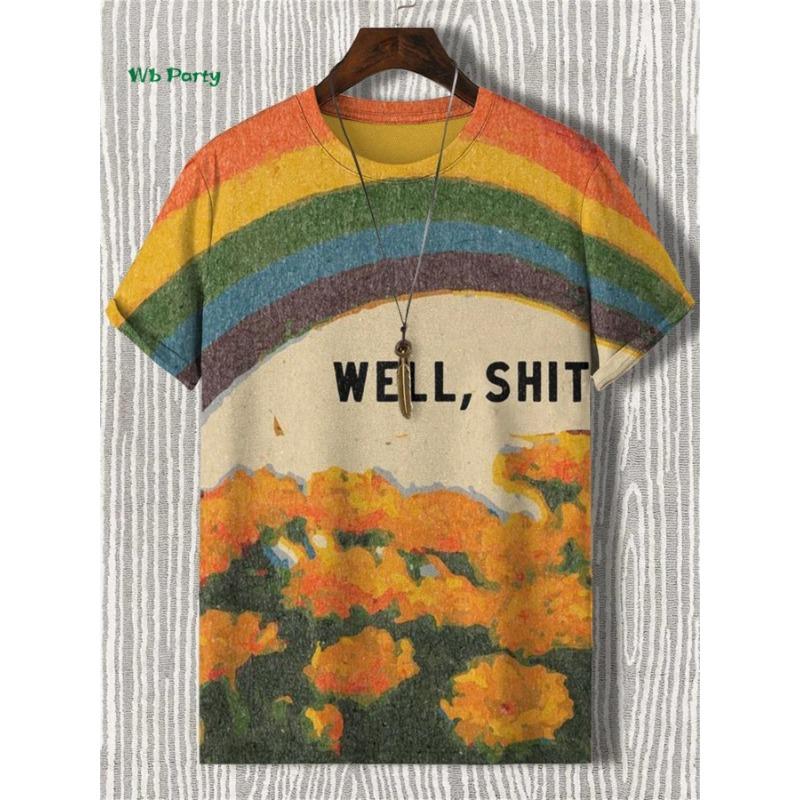 Fashion Men's T-Shirt 3D Cat Print Short Sleeve T-Shirt Art Design Funny T Shirt Summer Street Casual Oversized Men's Clothing