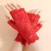 Half Finger Short Gloves Sunscreen Performance Gloves Wedding Bridal Gloves  Wedding Accessories