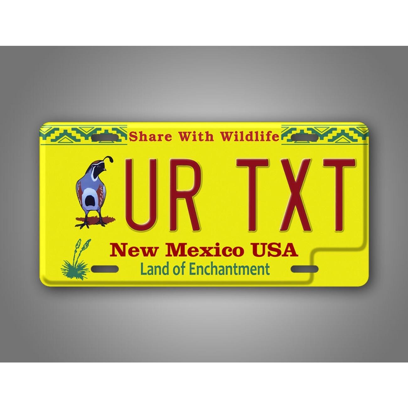 

Custom New Mexico Wildlife Metal Sign Vintage Retro Tin Plate Poster Home Bar Cave Decorative Plaque білий