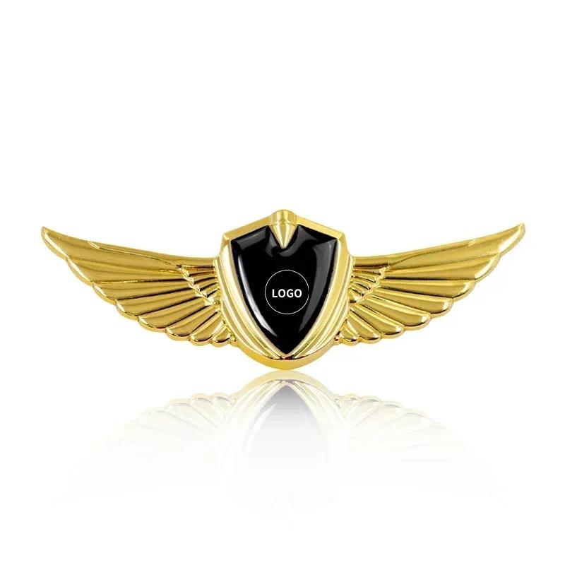 Car Styling 3D Metal Wings Trunk Side Window Body Sticker Decals For Tesla Model 3 Roadster Y Bonina Juguete Cybertruck Coil S X