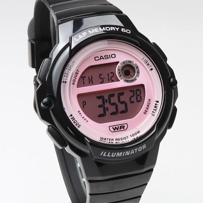 CASIO sports gear LWS-1200H (Black/Pink)