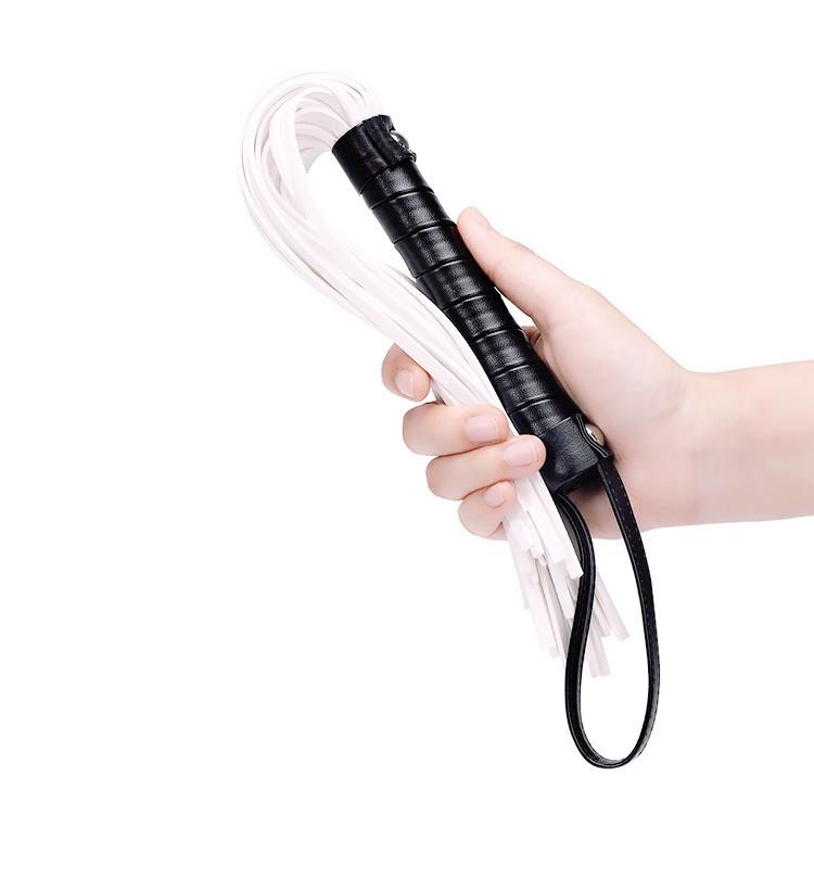 Leather Multi-Tassel Whip for Spanking Practice